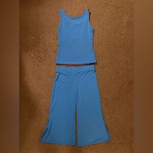 BODY WRAPPERS BLUE & HOT PINK 2-PIECE SET SIZE GIRL’S LARGE-X-LARGE 8-10